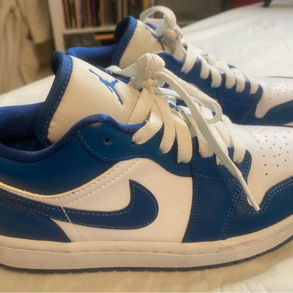 Nike Royal Blue and White Athletic Shoes